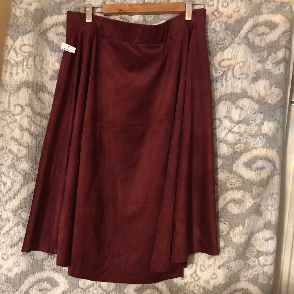 Skirt for women burgundy